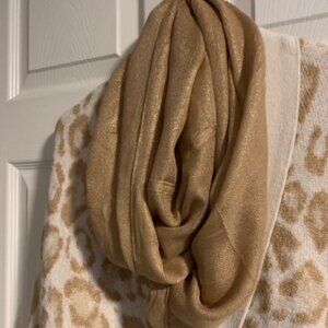 LOFT Infinity Gold Scarf